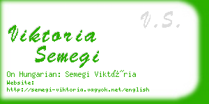viktoria semegi business card